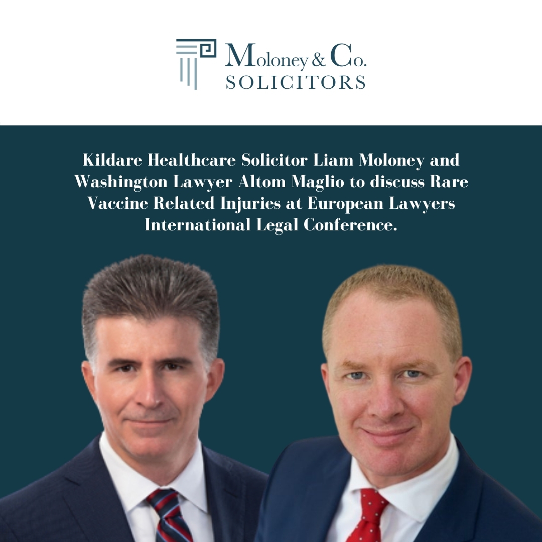 Kildare Healthcare Solicitor Liam Moloney and Washington Lawyer Altom ...